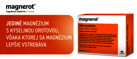 Magnerot - magnézium s kyselinou orotovou. Voľnopredajný liek s horčíkom a kyselinou orotovou