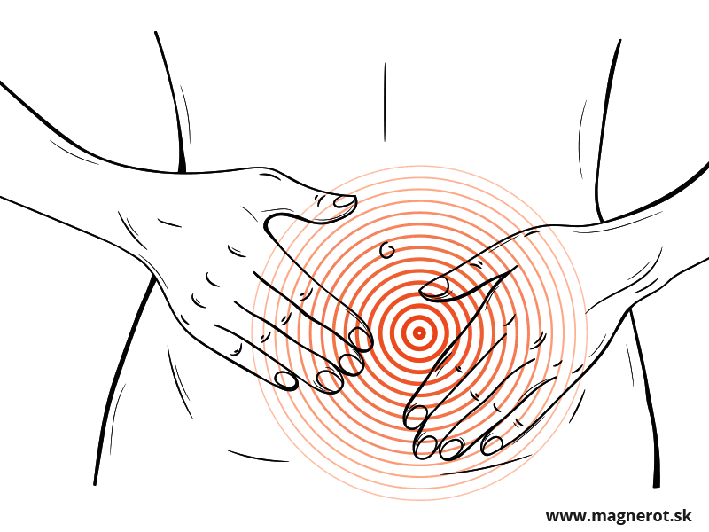 Silné menštruačné bolesti - pomoc, lieky, tablety Magnerot, predmenštruačný syndróm pms, liečba, bolesť v podbrušku
